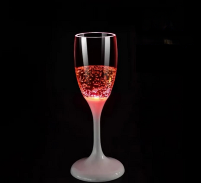 LED Flashing Party Wine Glass Multi-Color Light Up Drinkware