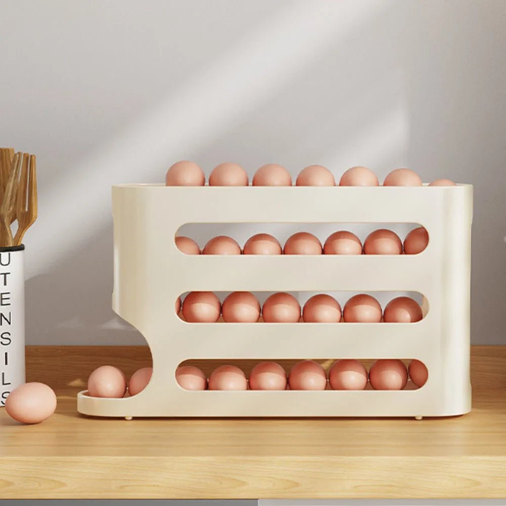 Refrigerator Egg Organizer Large Capacity 4 Tier Fridge Holder