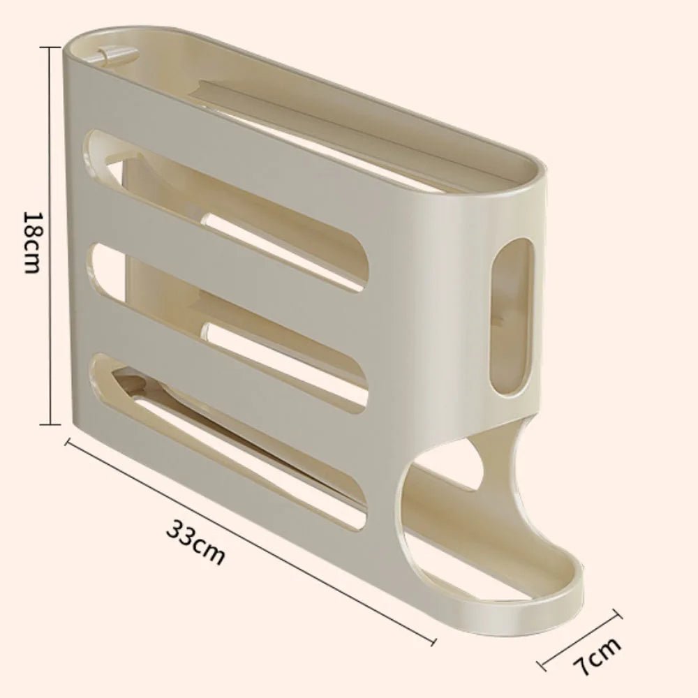 Refrigerator Egg Organizer Large Capacity 4 Tier Fridge Holder