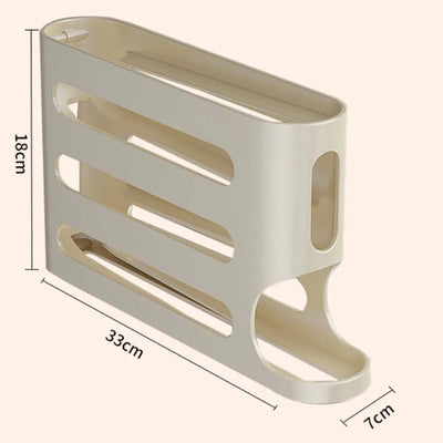 Refrigerator Egg Organizer Large Capacity 4 Tier Fridge Holder