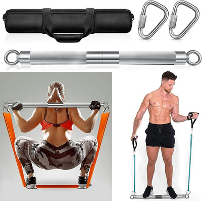 Resistance Band Bar Set For Strength Training Yoga And Gym Workouts
