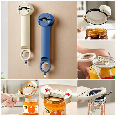 Retractable Bottle Opener Adjustable Lid Multifunctional Can Opener