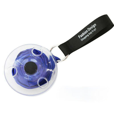 Retractable Shopping Bag Keychain Multifunctional Compact Storage Bag
