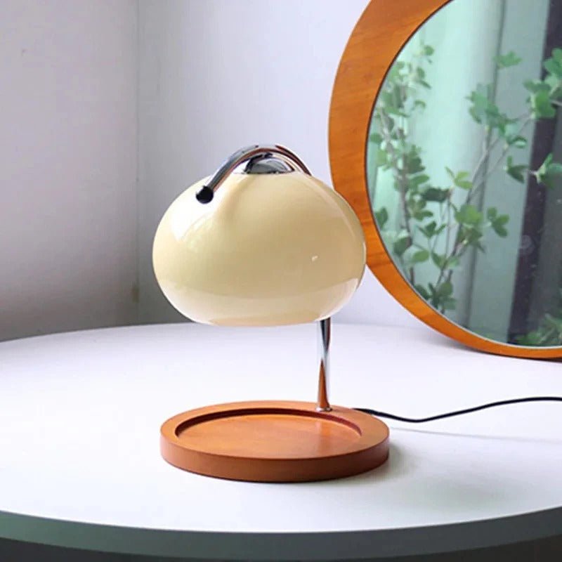 Retro Glass Candle Warmer Lamp With Dimmable Warm Ambiance