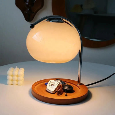 Retro Glass Candle Warmer Lamp With Dimmable Warm Ambiance