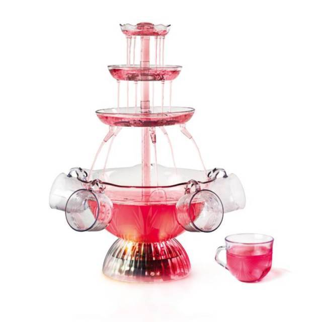 Retro Lighted Party Fountain For Vibrant Event Lighting
