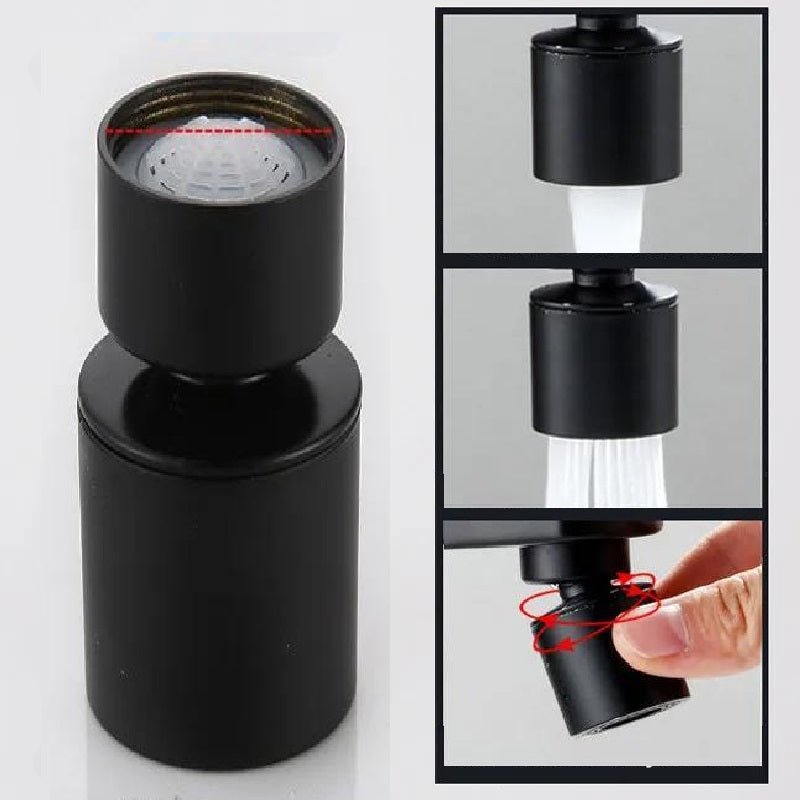 Metal Robotic Arm Faucet Extender With 1080 Degree Rotating Nozzle