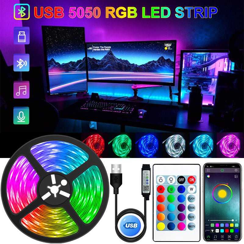 RGB Backlight LED Strip For Home Decoration And Ambience Lighting