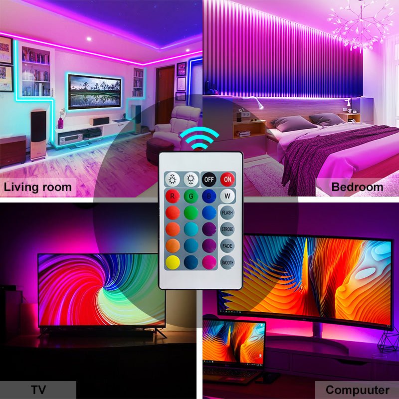 RGB Backlight LED Strip For Home Decoration And Ambience Lighting
