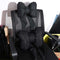 Car Neck Pillow Ribbon Bow Linen Ergonomic Cotton Comfort