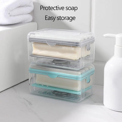 Roller Soap Dish Holder For Bathroom Keeps Soap Dry And Clean