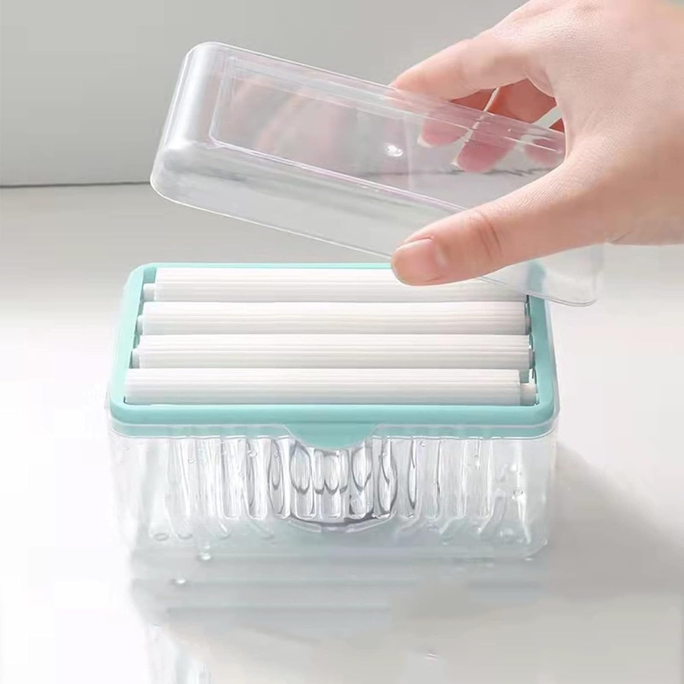 Roller Soap Dish Holder For Bathroom Keeps Soap Dry And Clean