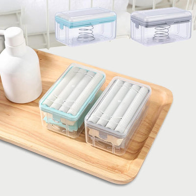 Roller Soap Dish Holder For Bathroom Keeps Soap Dry And Clean