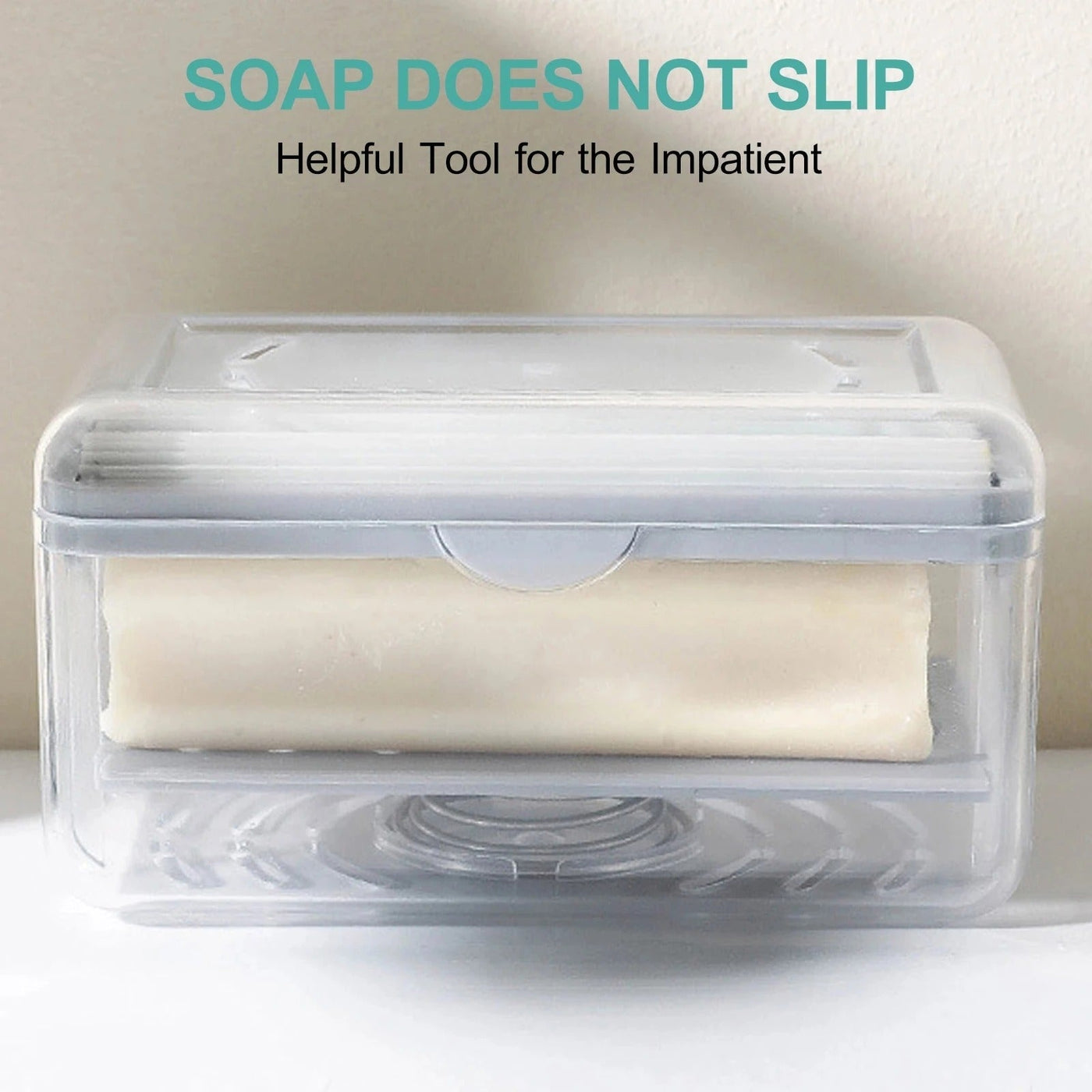 Roller Soap Dish Holder For Bathroom Keeps Soap Dry And Clean