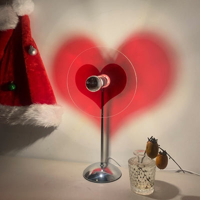 Romantic Heart Light Lamp LED Sunset Mood Lamp For Bedroom Decor