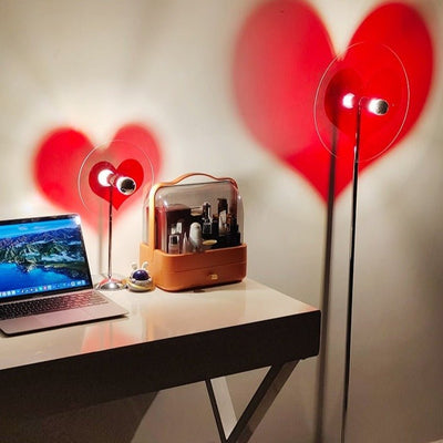 Romantic Heart Light Lamp LED Sunset Mood Lamp For Bedroom Decor