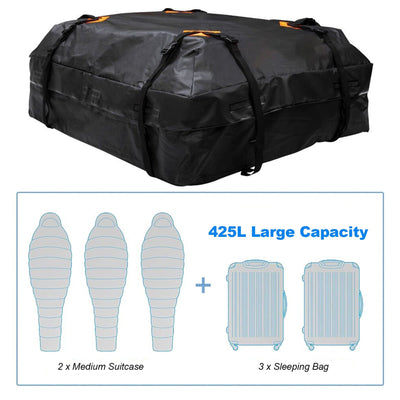Rooftop Cargo Bag Waterproof Large Capacity Travel Storage Organizer