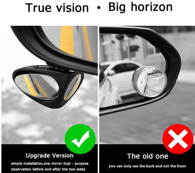 Rotatable Double Side Car Blind Spot Mirror For Safety