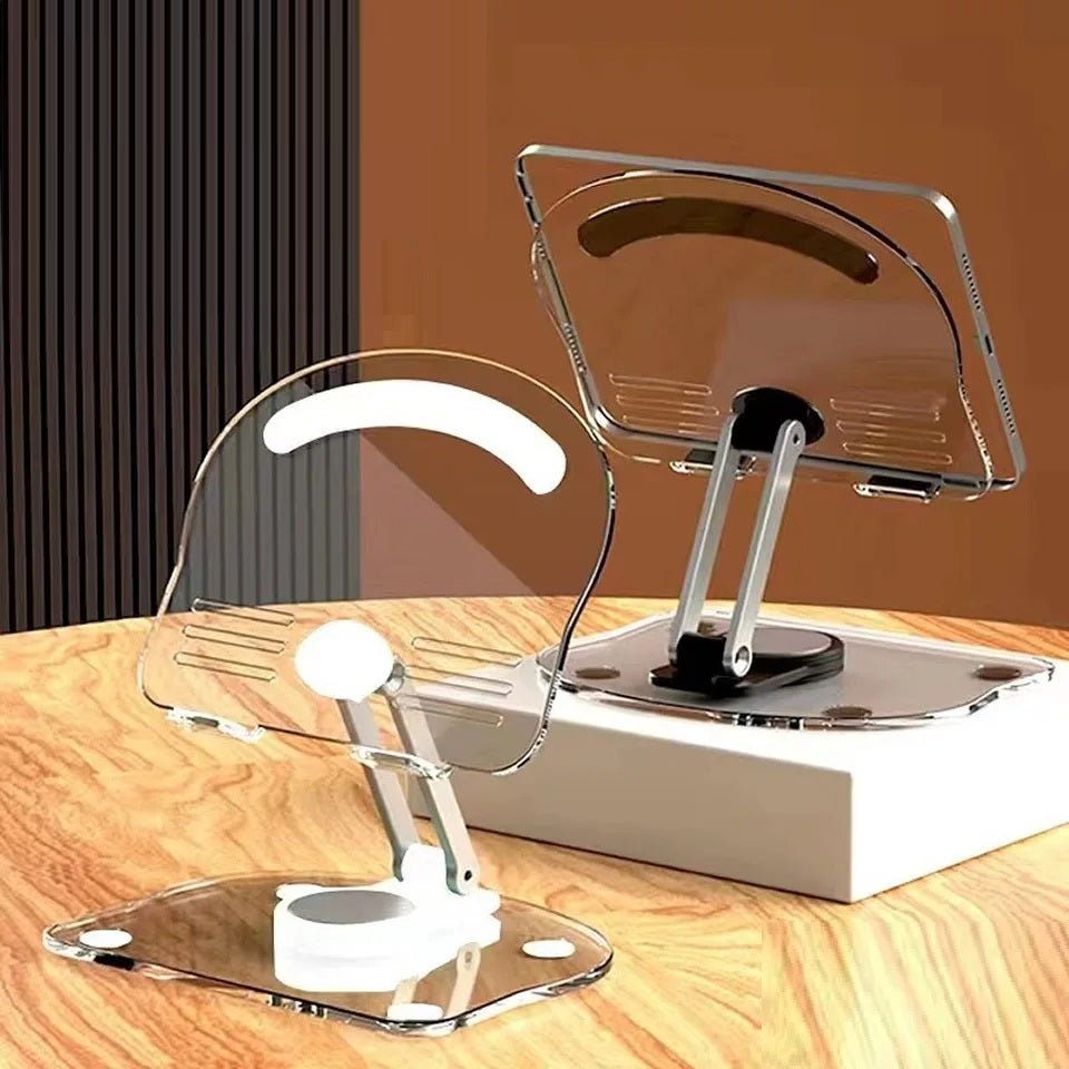 Rotating Acrylic Tablet Stand 360 Degree Adjustable Holder For Tablets