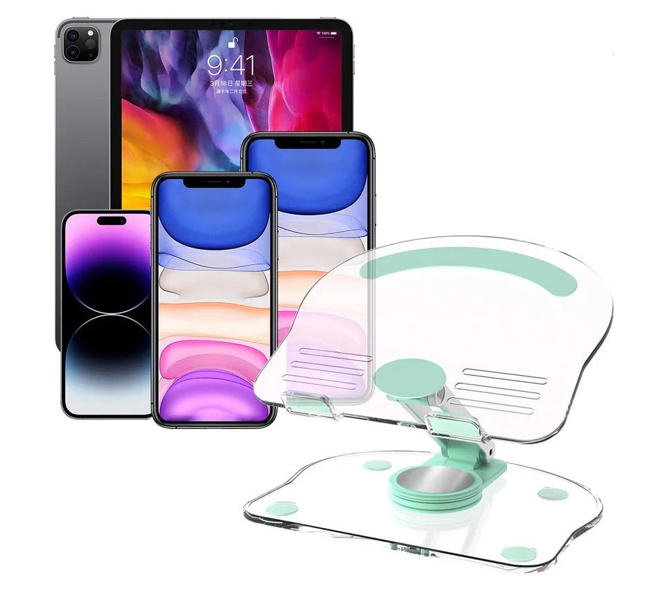 Rotating Acrylic Tablet Stand 360 Degree Adjustable Holder For Tablets