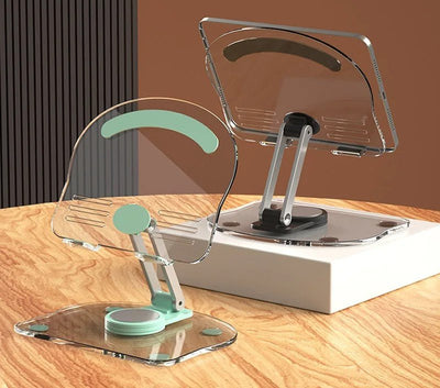 Rotating Acrylic Tablet Stand 360 Degree Adjustable Holder For Tablets
