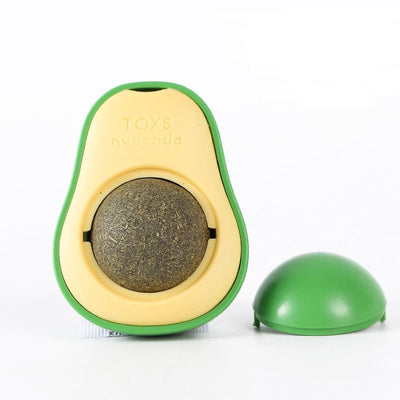 Edible Catnip Balls Rotating Lickable Bubbles Fun Healthy Treats