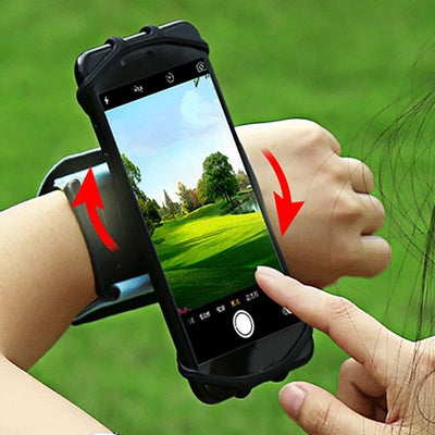 Rotating Sport Wrist Armband Phone Holder Universal For Hiking Biking Walking