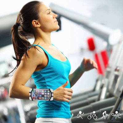 Rotating Sport Wrist Armband Phone Holder Universal For Hiking Biking Walking