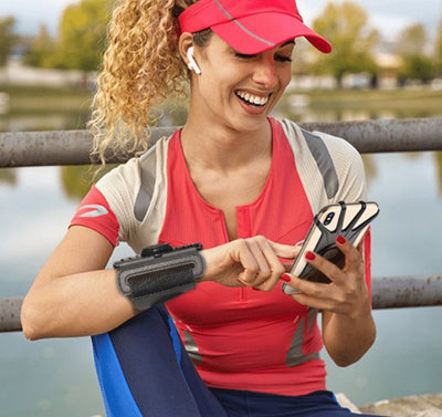 Rotating Sport Wrist Armband Phone Holder Universal For Hiking Biking Walking