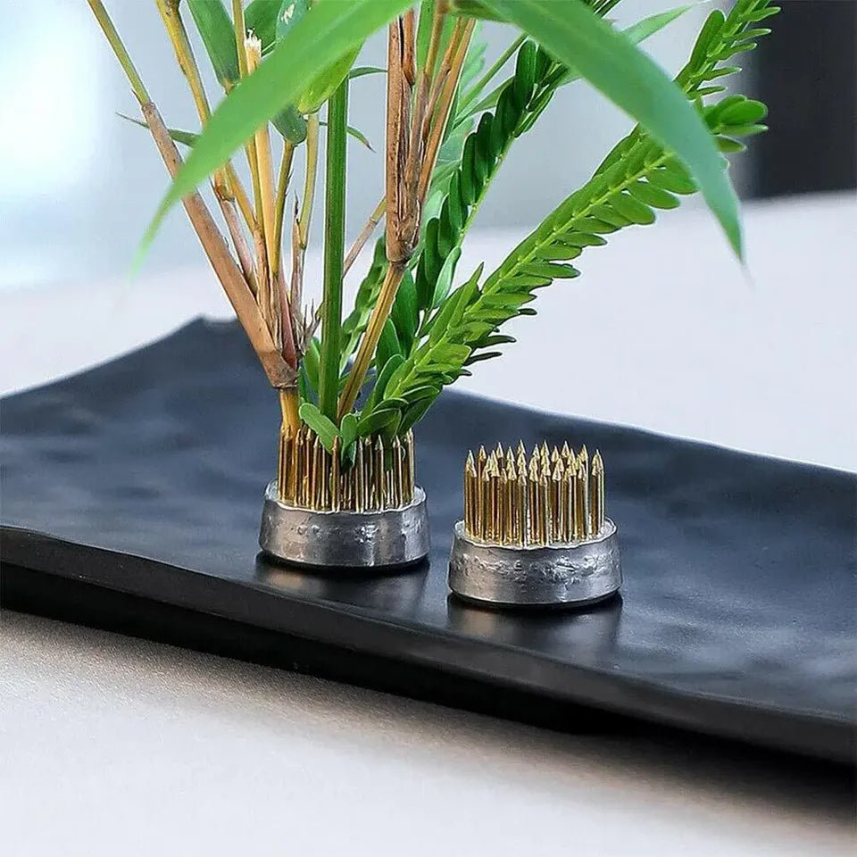 Ikebana Kenzan Flower Holder Round Spiky Frog For Floral Arrangements