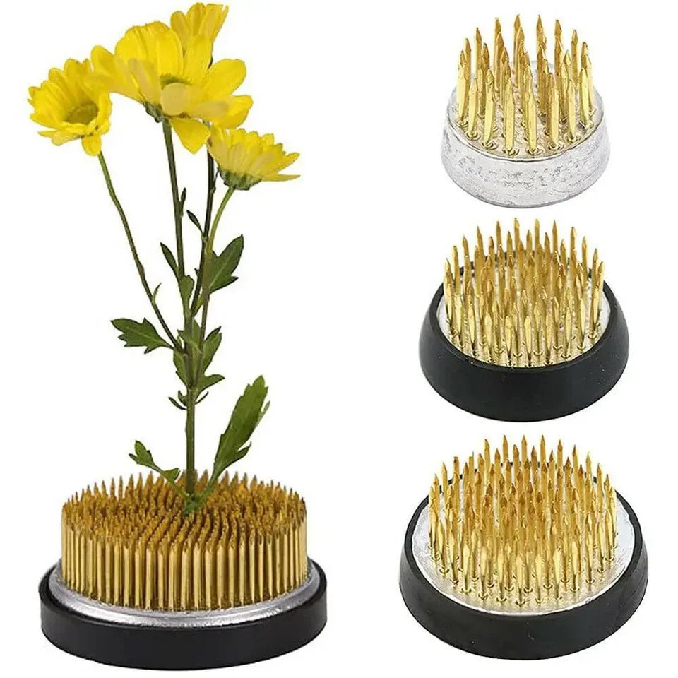 Ikebana Kenzan Flower Holder Round Spiky Frog For Floral Arrangements