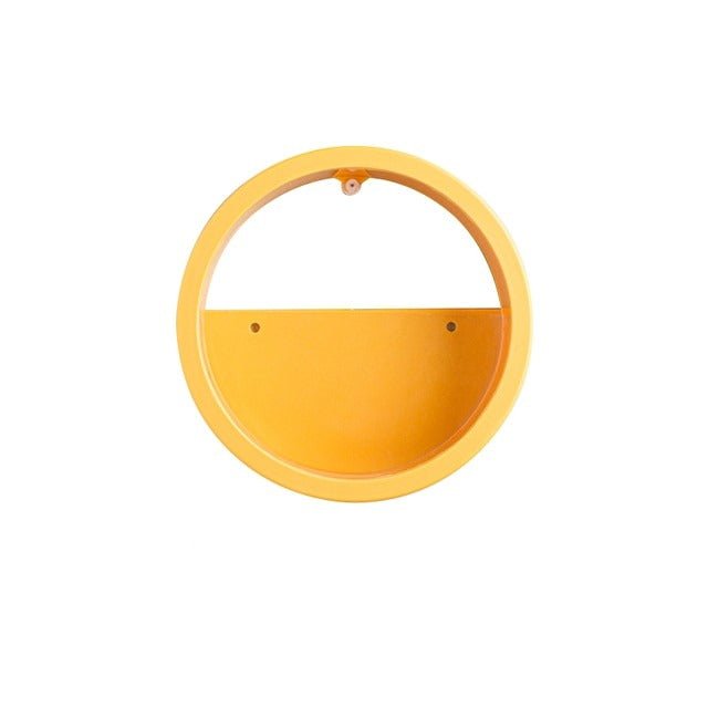 Round Wall Mounted Vase Hanging Flowerpot For Home Decoration