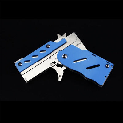 Rubber Band Gun Toy With Keychain Outdoor Shooting Game For Kids