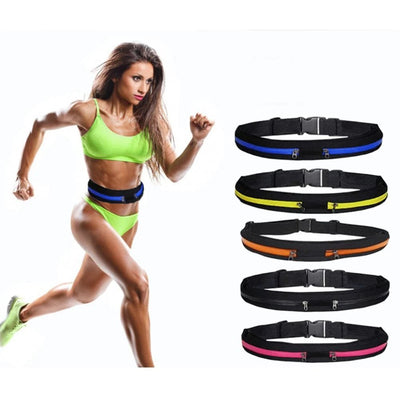 Running Waist Bag For Hiking Cycling Jogging Reflective Pocket Holder