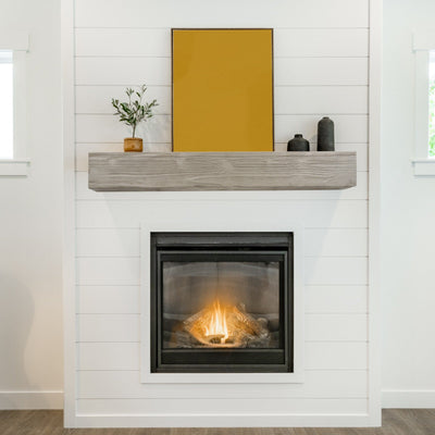 Rustic Mantel Shelf 72 Inch Wall Mounted Floating Shelf Decor