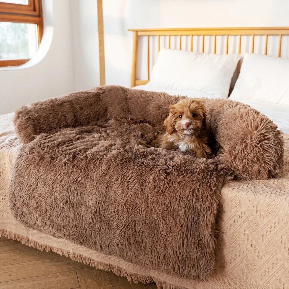 Calming Pet Sofa Protector Soft Durable Cover For Furniture