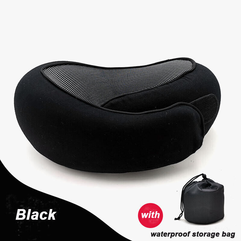 Travel Neck Pillow With RFID Passport Holder For Comfortable Travel