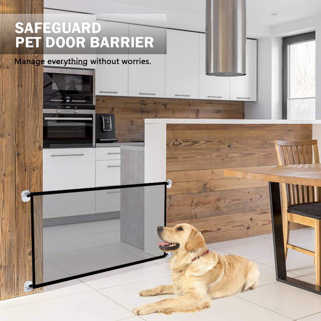 Safeguard Adjustable Pet Door Barrier For Secure Home Protection