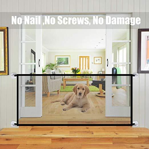 Safeguard Adjustable Pet Door Barrier For Secure Home Protection