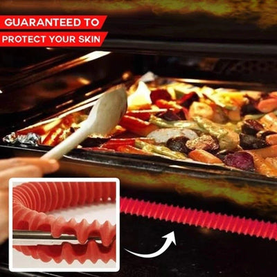 Oven Rack Guard Heat Resistant Silicone Protective Cover For Safety