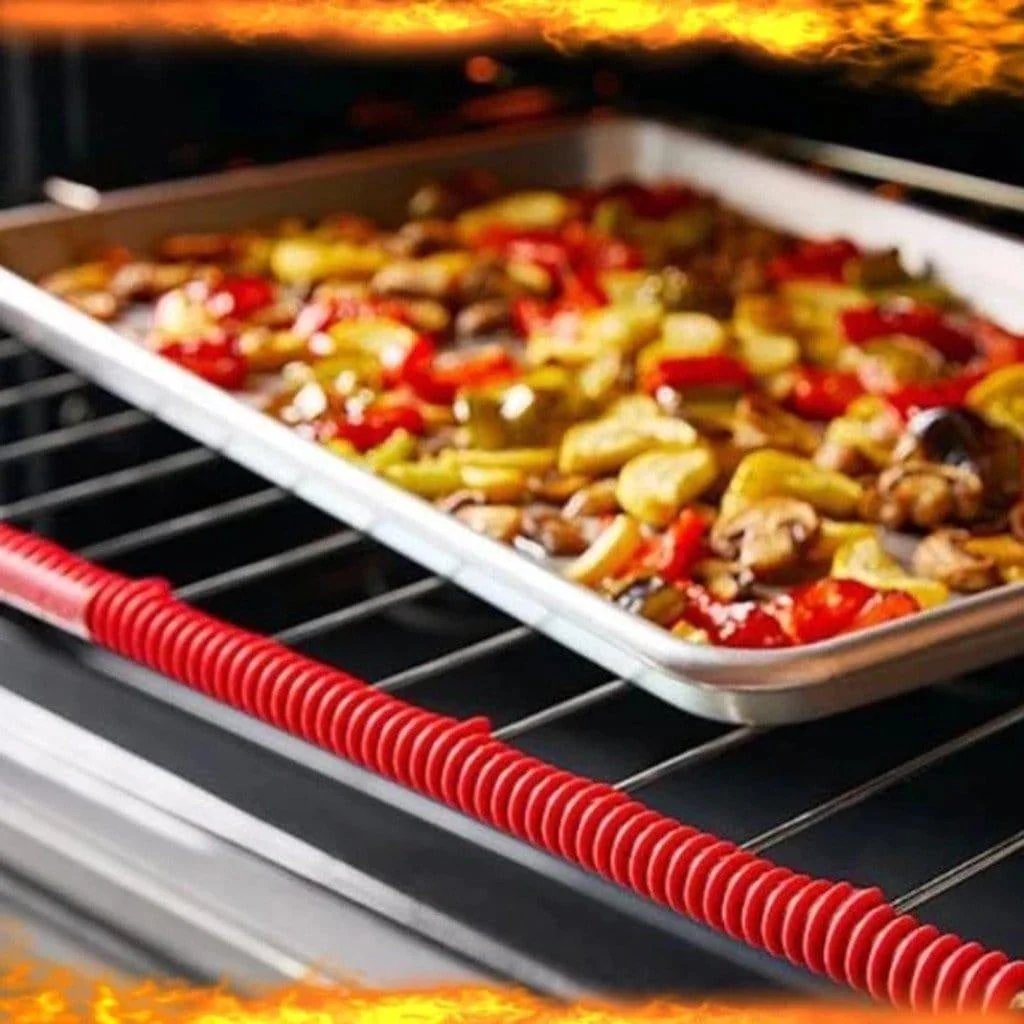 Oven Rack Guard Heat Resistant Silicone Protective Cover For Safety