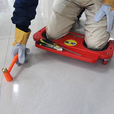 Rolling Knee Pad With Foam Cushion Wheels For Tile Vinyl Repair
