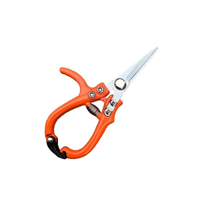 Pruning Shears Stainless Steel Manual Garden Scissors With Safety Buckle