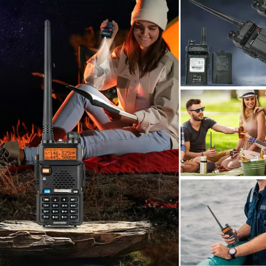 UV-5R Ham Radio Dual Band Long Range Two Way Walkie Talkie