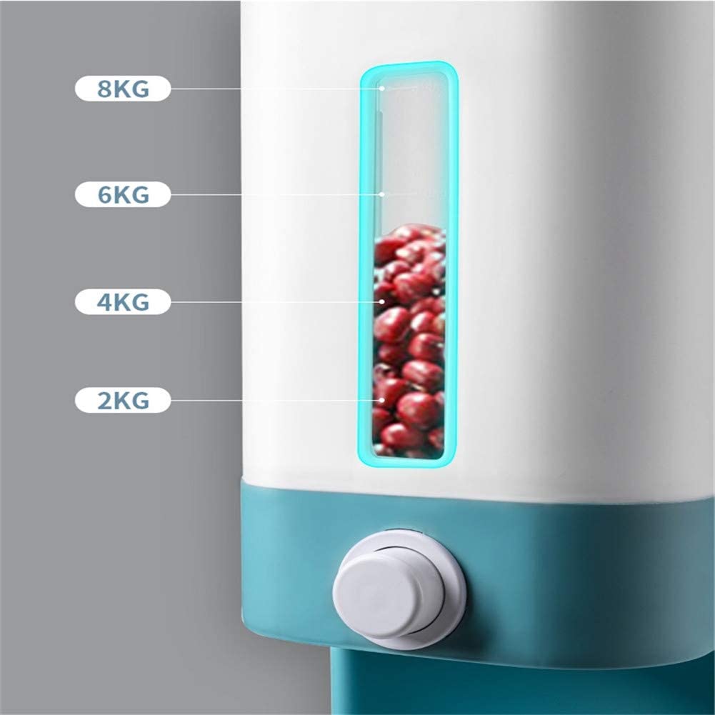 Rice Bucket Dispenser With Airtight Sealed Storage Container