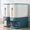 Rice Bucket Dispenser With Airtight Sealed Storage Container