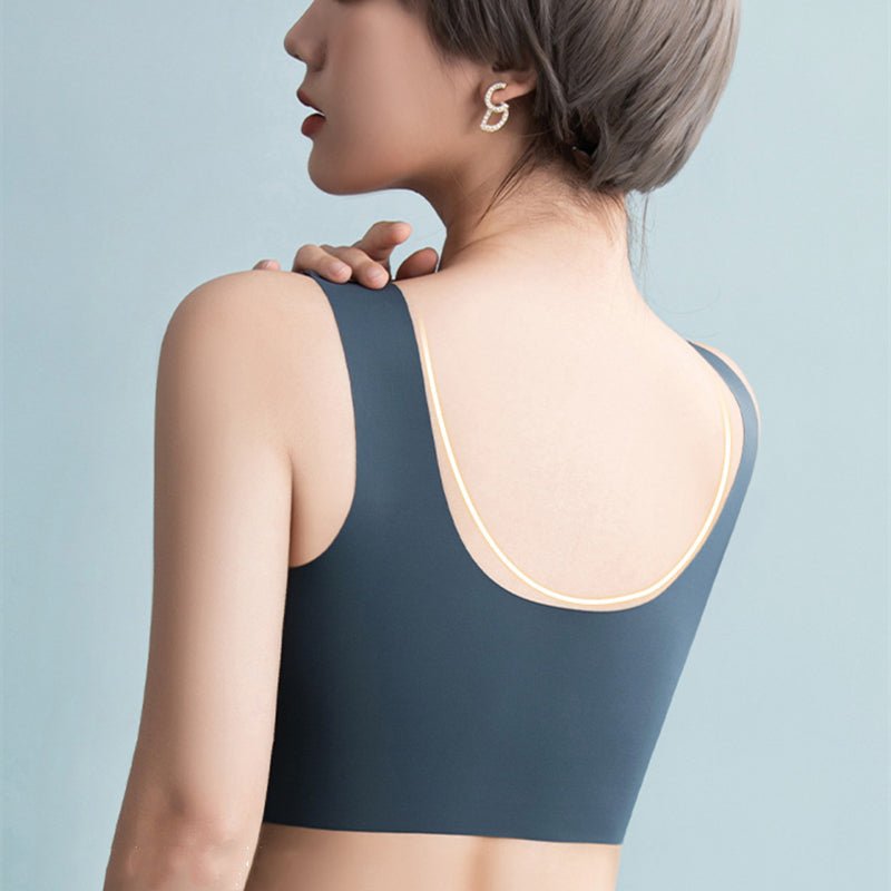 Seamless Lace Support Bra For Women Large Sizes Wire-Free Comfort