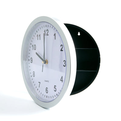 Secret Wall Clock With Mechanical Hidden Storage Box