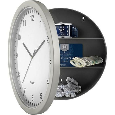 Secret Wall Clock With Mechanical Hidden Storage Box