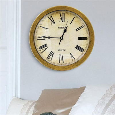 Secret Wall Clock With Mechanical Hidden Storage Box